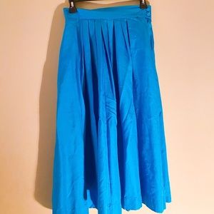 Vintage 100% silk maxi skirt